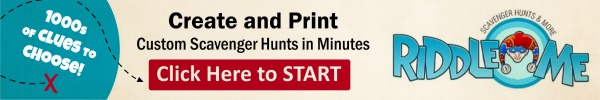 scavenger hunt riddles and clues