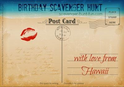 Birthday Scavenger Hunt Clue #1